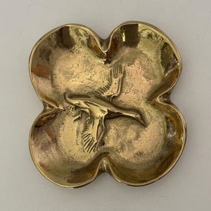 Bulk Supply Hand-Carved Brass Trinket Dish Modern Metal Vanity Accessory Wedding Manufacturer Exporter - Product Image 1