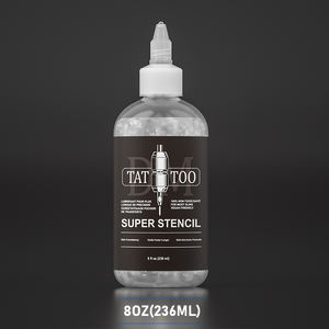 Crème de transfert de tatouage noire de haute qualité 8OZ 236ml, <span class=keywords><strong>pochoir</strong></span> de tatouage pour tatouage corporel - Product Image 1