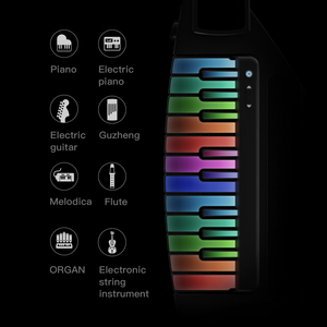 جيتار كهربائي أوتوماتيكي بدون أوتار من إنيا سايبر، لوحة أوتار مركبة من ABS+PC، ميزات ذكية للعزف والغناء - للاستخدام المنزلي - Product Image 5