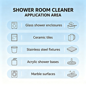 Nettoyant puissant <span class=keywords><strong>pour</strong></span> salle de bain, spray anti-calcaire à action rapide <span class=keywords><strong>pour</strong></span> carreaux de verre, robinets, 500 ml - Product Image 5