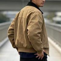 Blouson bomber oversize pour homme, style streetwear hip-hop, veste de travail