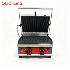 <span class=keywords><strong>Grill</strong></span> à contact au <span class=keywords><strong>gaz</strong></span> commercial TGG-811E, presse à <span class=keywords><strong>panini</strong></span> en acier inoxydable, machine à sandwichs pour restaurant et cuisine - Product Image 1