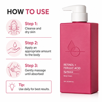 Lotion à la vitamine E et au rétinol Mediixx, crème hydratante raffermissante bio, exfoliant pour le soin de la peau