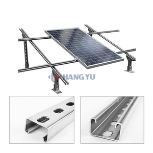 Tùy chỉnh mạ kẽm unistrut điện Ống dẫn ống 41x41 & 41x21 strut C kênh rãnh đường sắt cho năng lượng mặt trời gắn hệ thống - Product Image 4
