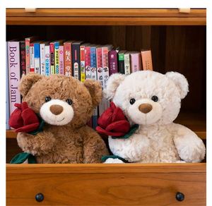 Oso de Peluche de 25 cm para el Día de San Valentín, Juguete de Peluche Suave de Algodón PP, Decoración para Fiestas Infantiles, Alivio del Estrés - Product Image 5