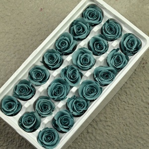 Rosa Eterna Stabilizzata Grado B 2-3cm per Cupola di Vetro Fai da Te, Materiale per Teste di Fiori per San Valentino, Capodanno Cinese, Ringraziamento - Product Image 2
