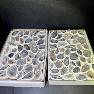 Chất lượng cao geode mã não nguyên hộp tinh thể tự nhiên mẫu đá quý khoáng sản để chữa bệnh trang trí - Product Image 4