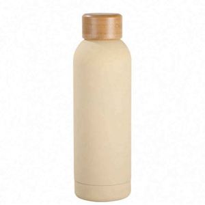 Vaso Térmico Moderno de Acero Inoxidable con Tapa de Madera, Diseño Minimalista para Viajes, Aislamiento de 6-12 Horas, Ecológico, Gran Capacidad - Product Image 3