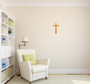 Croix religieuse en bois de <span class=keywords><strong>hêtre</strong></span> <span class=keywords><strong>massif</strong></span> de haute qualité, gravée, écologique, souvenir pour la maison, décoration murale, vente en gros - Product Image 4