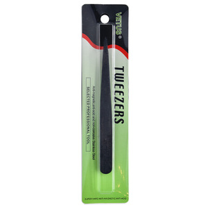 Old 703 Pointed Tweezers Conductive Plastic Carbon Fiber Antimagnetic Cleanroom <b>Tool</b> 6.5 In - Product Image 3