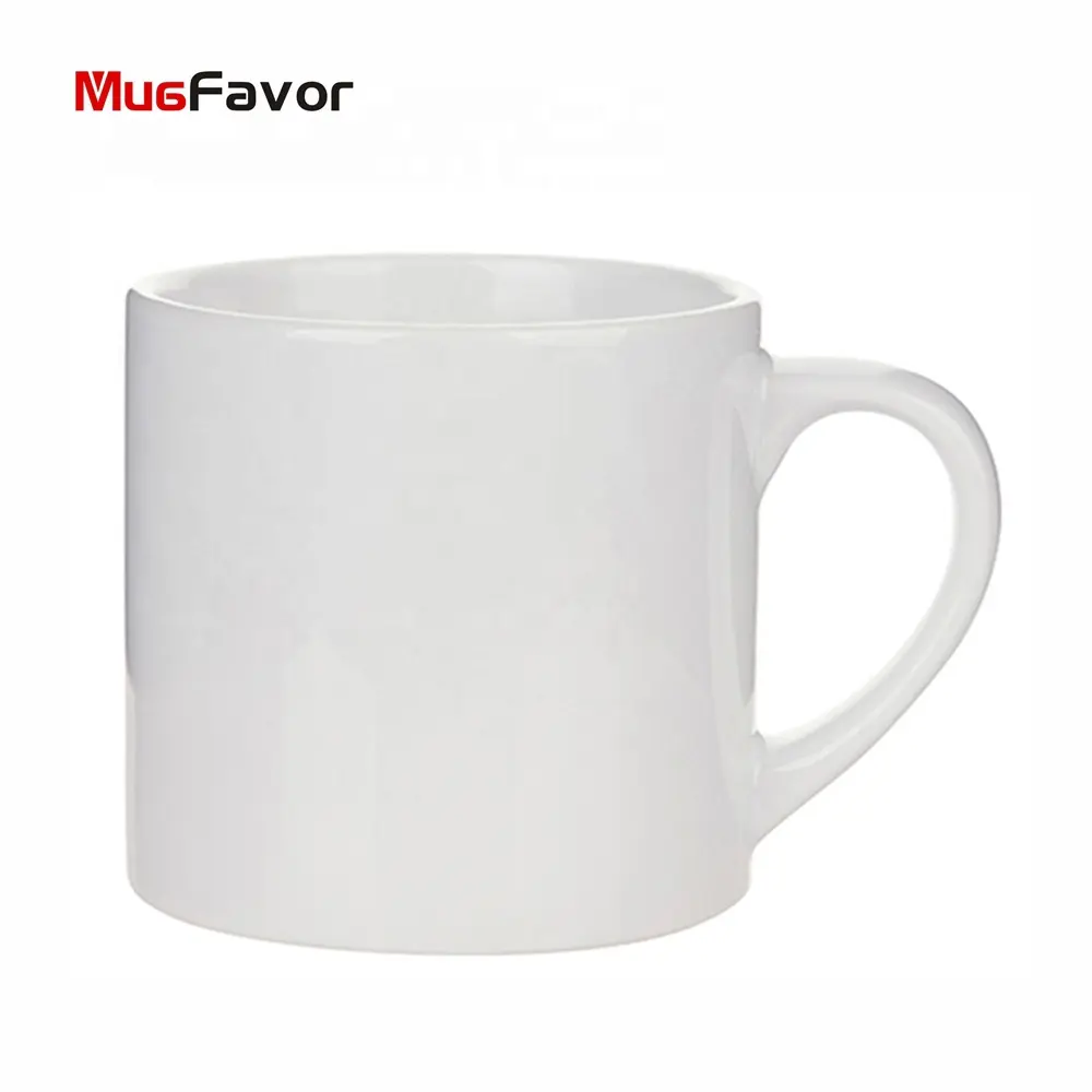 MugFavor Personalized 6oz Sublimation Ceramic White Photo Coffee Mug MW6 Blank Espresso Mug for Sublimate Coffee Mug Factory