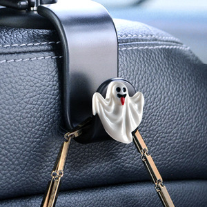 Colgador de asiento trasero para vehículo con diseño de alma errante de Halloween, organizador de almacenamiento automático de dibujos animados, accesorio Interior de coche - Product Image 1