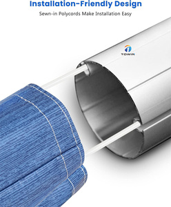 Couverture d'ombre en PVC gris résistant aux UV 100% haute résistance pour camping-car remorque <span class=keywords><strong>caravane</strong></span> écran de confidentialité côté voiture RV <span class=keywords><strong>auvent</strong></span> - Product Image 4
