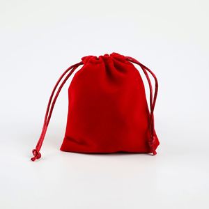 Wholesale Velvet Drawstring Bag Dust Bag Essential Oil <b>Mascara</b> Lotion Shock Resistance Recyclable Jewelry Pouch Gift - Product Image 1
