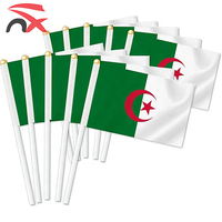 Drapeau de l'Algérie : Cape, Housse de Capot de Voiture, Drapeau de Rétroviseur, Drapeau à Corde, Porte-clés, Lunettes, Écharpe, Chapeau, Bracelet, T-shirts, Sac, Collier