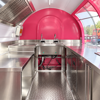 Nouvelle remorque alimentaire fermée, polyvalente : chariot à hot-dogs, camion-restaurant, remorque de vente de glaces, boutique de pizzas, café d'hôtel, glaces, maïs et plus
