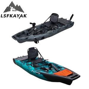Kayak <span class=keywords><strong>de</strong></span> pêche modulaire LSF 2,8 m pour 1 personne, <span class=keywords><strong>bateau</strong></span> léger à propulseur avec construction durable <span class=keywords><strong>en</strong></span> HDPE - Product Image 4