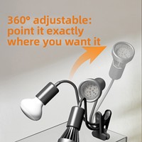 Lampe chauffante réglable pour reptiles, douille en céramique E27 avec ampoule UVA UVB détachable pour tortue et lézard