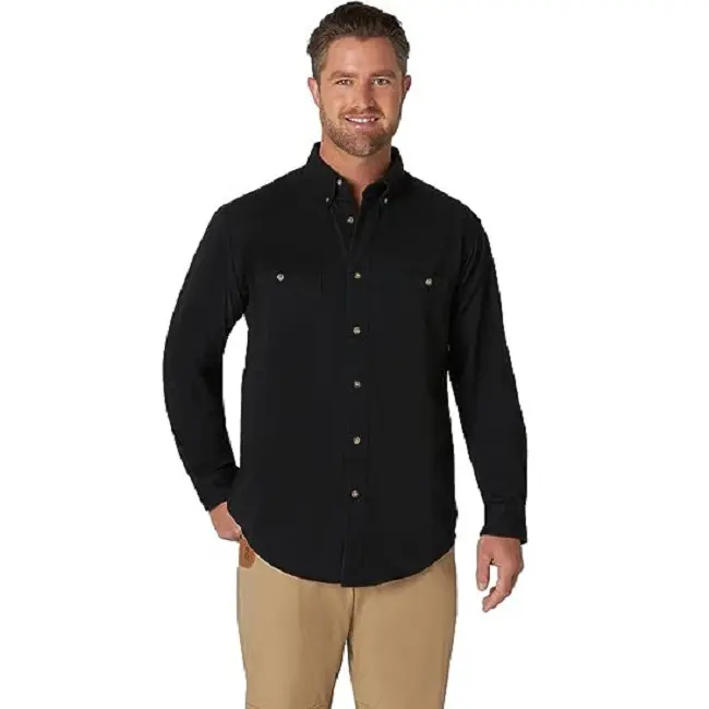 Custom Made Soft Hand Feel Shirts For Men In Bulk High Quality Made In Bangladesh ODM OEM Designs Men's Safari Style Shirt