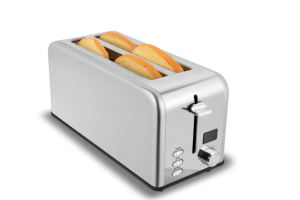 <span class=keywords><strong>Grille</strong></span>-<span class=keywords><strong>pain</strong></span> 4 tranches avec grill en acier inoxydable, style moderne, fente <span class=keywords><strong>longue</strong></span>, avec écran LCD, vente chaude - Product Image 4