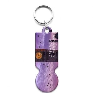 Shopping Trolley Remover With <b>Key</b> <b>Ring</b> Shopping Trolley Token to Pull Out Keychain - Product Image 1