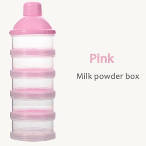 Travel Baby Formula Dispenser 4/5 Layers <b>Stackable</b> <b>Storage</b> <b>Containers</b> for Milk Powder Kids Snacks Other Essentials Convenient - Product Image 2