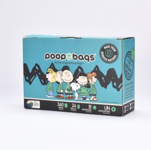 Bolsas para excremento de perro multicolor, muy vendidas, con dispensador, fáciles de transportar para paseos diarios y viajes, ideales. - Product Image 1