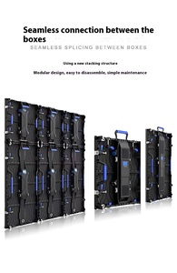 Ngoài trời đầy màu sắc dẫn cho thuê Màn hình hiển thị mô-đun p3.91/p2.604 HDR10 + không thấm nước tùy chỉnh độ sáng sân khấu hiệu suất lớn - Product Image 6