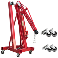 Grue de levage hydraulique pliable pour atelier automobile 2 tonnes 3 tonnes, grue de levage de camion pliable hydraulique, grue de levage de voiture à quatre roues