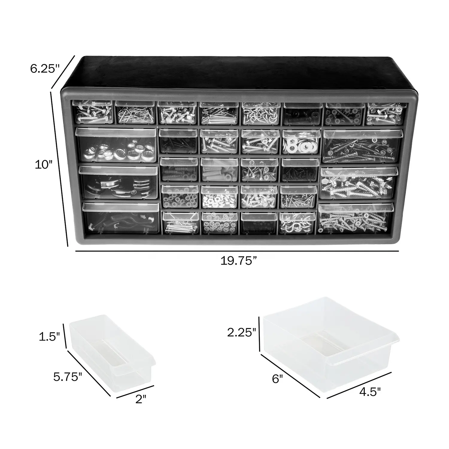 29530 Utility Plastic 30 Multi Plastic Drawer Storage Cabinet Organiser For Home Garage DIY Craft Plastic Drawer Organizer