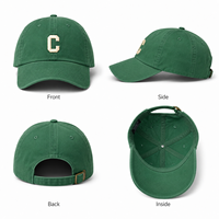 Gorra de Béisbol Personalizada con Logotipo Vintage, Bordado en Relieve 3D, 100% Algodón Suave, Estilo Dad Hat de 6 Paneles, Sarga Lavada