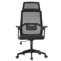 Chaise de bureau en maille respirante avec appui-tête, pivotante et réglable en hauteur, pour cadres et personnel, vente en gros directe usine, MOQ 5