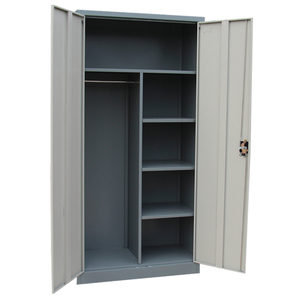 Tủ quần áo hiện đại 2 cánh, thiết kế tùy chỉnh, chất liệu thép kim loại, có gương, dùng cho phòng ngủ - Product Image 4