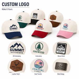 Custom Logo 6-Panel Baseball Cap Structured Fit Contrast Visor Premium Cotton Wholesale Adjustable <b>Sun</b> <b>Hat</b> Ivory Peach Pink - Product Image 2