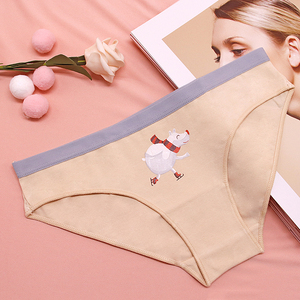 Culottes pour adolescentes, imprimées de dessins animés personnalisés ODM, ultra douces, taille basse, en tricot, mignonnes - Product Image 3