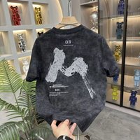 T-shirt Premium Homme 2026 100% Coton Doux Respirant Léger Anti-boulochage Durable Confortable Toute la Journée Décontracté Manches Courtes