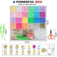 Kit de Regalo para Hacer Joyería Juvenil DIY - Juguetes para Crear Pulseras con Cuentas de Plástico