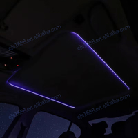 Toit de voiture panoramique, lumière d'ambiance LED pour toit ouvrant, pour BMW Série 3/5 G20 G30 G01 G05 X3 X4 X5 X6 X7, rénovation intérieure de voiture