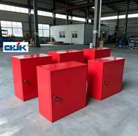 Armoire de rangement pour enrouleur de tuyau d'incendie avec serrure, en acier au carbone, équipement flexible de protection incendie et de lutte contre les incendies d'urgence