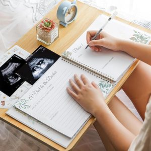 Libro dei Ricordi della Gravidanza Personalizzato per Mamme Prima del Parto, 135 Pagine, Copertina Rigida con Adesivi - Product Image 5