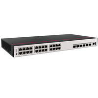 Switch PoE Original S5735-L24P4XE-A-V2 98012026 de 24 Puertos con 24 Puertos 10/100/1000BASE-T, 4 Puertos 10GE SFP+, 2 Puertos 12GE Stack
