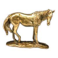 Personnalisé pas cher et grande statue de (cheval) pour la décoration de magasin ou d'hôtel imiter la statue en bronze
