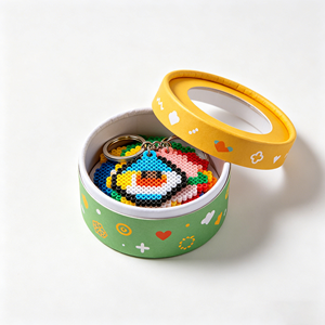 Boîte d'emballage personnalisée en carton pour porte-clés, idéale pour les porte-clés Perler Bead d'Halloween - Product Image 2