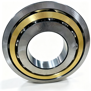 Roulement à billes à contact angulaire 7307B 35x80x21mm, roulement à une rangée haute vitesse pour moteur de pompe, broche de machine - Product Image 6