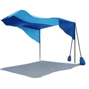 Carpa de Playa con Energía Eólica, Impermeable de 1000 mm, Toldo Portátil para Sombra, Refugio Familiar para Acampar al Aire Libre - Product Image 3