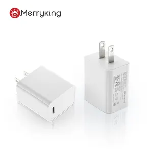 UL CE FCC RoHS sertifikasi jangkauan PD Tipe C USB-C 18W pengisi daya versi universal 5V 3A 9V 2A 12V 1,5 a untuk HUB