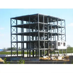 prefab steel structure office hotel apartment hospital building construction