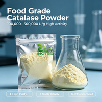 Catalase de qualité alimentaire CAT Enzyme EC1.11.1.6 en poudre et liquide, immobilisée industriellement, pour la laiterie, la pâtisserie, le traitement des eaux usées textiles ZEAL