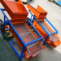 Trieuse de Grains et de Semences Multifonctionnelle à Double Couche Haute Productivité 1000-3000kg/h 220V 3kW pour Traitement Agricole
