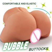 Jouet sexuel masculin de masturbation en silicone TPE réaliste 3D, modèle 'Big Butt Trophy', avec vibrations, sons et ventouse, et 'Aircraft Cup'